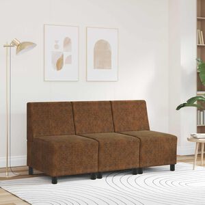 vidaXL Modulares Sofa ohne Armlehnen Dunkelgrau 55 cm Wildlederimitat