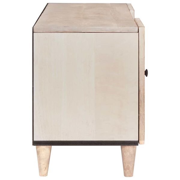 vidaXL TV-Einheiten mit Schubladen Wei&szlig; 105 x 33 x 46 cm Holzwerkstoff