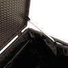 vidaXL Garten-Auflagenbox Braun 220x50x58 cm Poly Rattan
