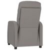 vidaXL Massagesessel mit Aufstehhilfe Taupe Stoff