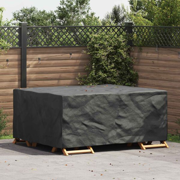 vidaXL M&ouml;belbezug Uni Schwarz 200 x 165 x 80 cm 600D