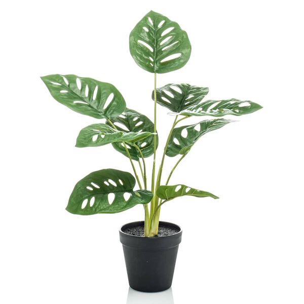 Emerald K&uuml;nstliche Monstera Monkey 43 cm im Topf