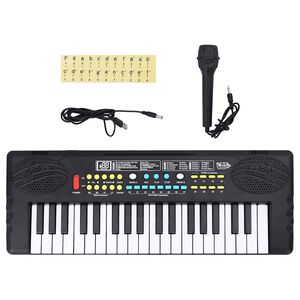 vidaXL 37 Tasten Klavier Elektrisches Keyboard mit Mikrofon f&uuml;r Kinder