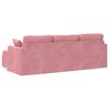 vidaXL Sofa Rosa Gesamtabmessungen: 228 x 134 x 80 cm (B x T x H) Samt
