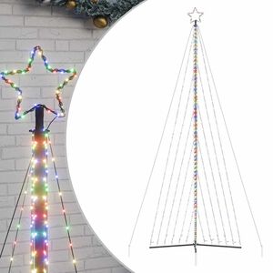 vidaXL LED Weihnachtsbaum 789 LEDs Mehrfarbig 476 cm