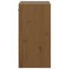 vidaXL Wandschrank Honigbraun 30x30x60 cm Massivholz Kiefer