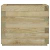 vidaXL Hochbeet 50x50x40 cm Holz Quadratisch