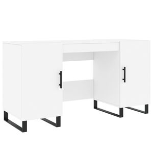 vidaXL Schreibtisch Wei&szlig; 140x50x75 cm Holzwerkstoff