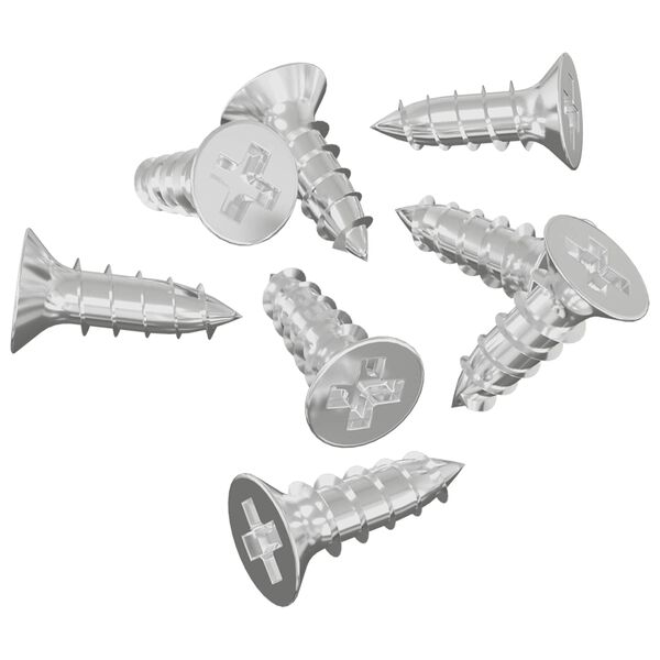 vidaXL Spiegel Halterungsbracket 2 pcs Nickel 35 x 30 x 8,3 mm Stahl