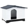 vidaXL Hundeh&uuml;tte Grau 90,5 x 68 x 66 cm Polypropylen