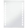 vidaXL Badezimmer-Wandspiegel mit LEDs 60x80 cm