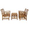 vidaXL 4-tlg. Garten-Lounge-Set Massivholz Akazie
