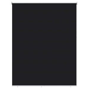 vidaXL Au&szlig;en-Rollos mit UV-Schutz Schwarz 100 x 230 cm (B x H)
