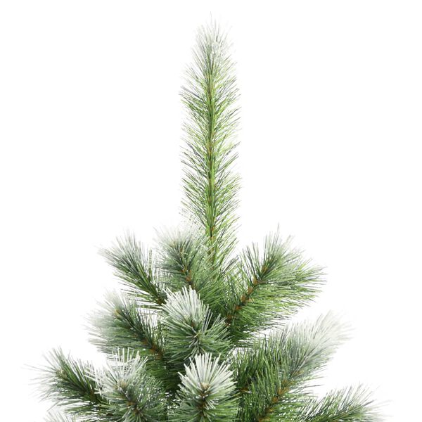 vidaXL Künstlicher Weihnachtsbaum Klappbar Beschneit 120 cm