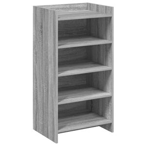 vidaXL Schuhschrank Grau Sonoma 48 x 36 x 92 cm Holzwerkstoff