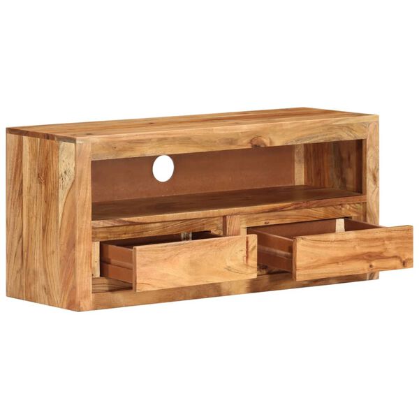 vidaXL TV-Schrank 88x30x40 cm Massivholz Akazie