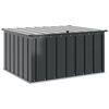 vidaXL Gartenlagerbox Schwarz 101 x 82 x 50 cm Stahl