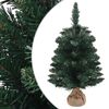 vidaXL Künstlicher Weihnachtsbaum mit Ständer Grün 60 cm PVC