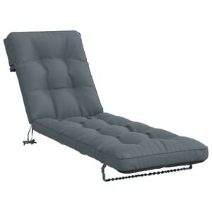 vidaXL Sonnenliege Kissen VIANEN 100 % Polyester Blau 200 x 50 x 8 cm