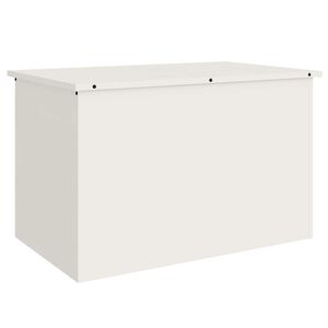 vidaXL Gartenlagerkissenbox Verzinkter Stahl 80 x 50,5 x 50 cm 175 L