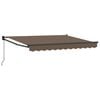 vidaXL Ausziehbare Markise Taupe 3,5 x 2 m Polyester und Aluminium
