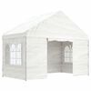vidaXL Pavillon mit Dach Weiß 4,08x2,23x3,22 m Polyethylen