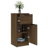 vidaXL Sideboard Braun Eichen-Optik 30x30x70 cm Holzwerkstoff
