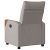 vidaXL Relaxsessel Taupe Stoff