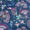 DUTCH WALLCOVERINGS Tapete Krisha Marineblau und Rosa