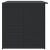 vidaXL Garden-Auflagenbox Schwarz 150x100x100 cm Poly Rattan