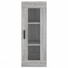 vidaXL Highboard Grau Sonoma 34,5x34x180 cm Holzwerkstoff