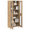 vidaXL Highboard Artisan-Eiche 69,5 x 34 x 180 cm Holzwerkstoff