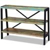 vidaXL Sideboard 3 Regalb&ouml;den Altholz