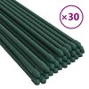 vidaXL Pflanzenst&uuml;tzen 30 Stk. Gr&uuml;n 60 cm Stahl