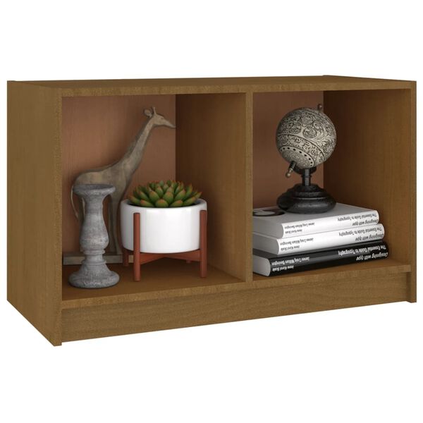 vidaXL TV-Schrank Honigbraun 70x33x42 cm Massivholz Kiefer