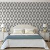 DUTCH WALLCOVERINGS Tapete Geometric Wei&szlig; und Schwarz
