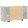 vidaXL Sideboard Beton Grau 135 x 41 x 75 cm Holzwerkstoff