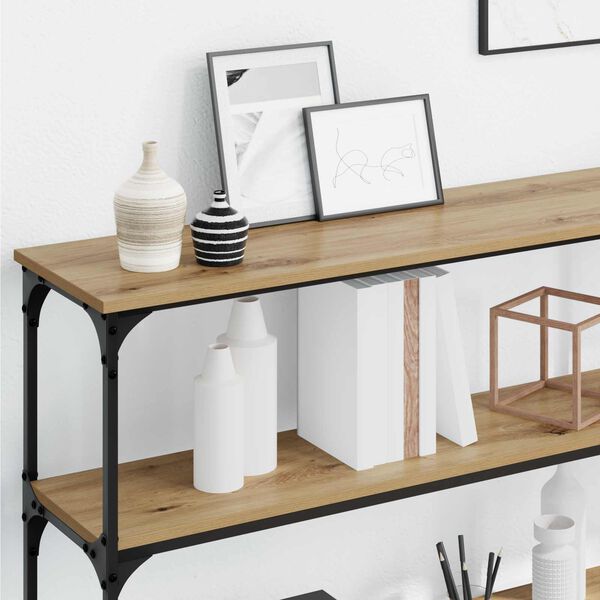 vidaXL Konsolentisch Artisan-Eiche 200 x 29 x 75 cm