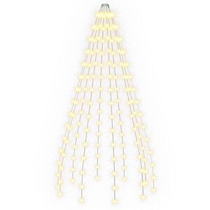 vidaXL Lichterkette f&uuml;r Weihnachtsbaum 150 LEDs Warmes Wei&szlig; 150 cm