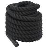 vidaXL Battle Rope Schwarz 15 m 11 kg Polyester
