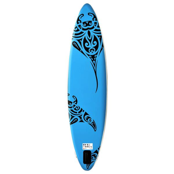 vidaXL SUP-Board-Set Aufblasbar 366x76x15 cm Blau