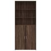 vidaXL Highboard Braun Eichen-Optik 80x42,5x185 cm Holzwerkstoff
