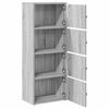 vidaXL B&uuml;cherregal Grau Sonoma 40x24x102 cm Holzwerkstoff