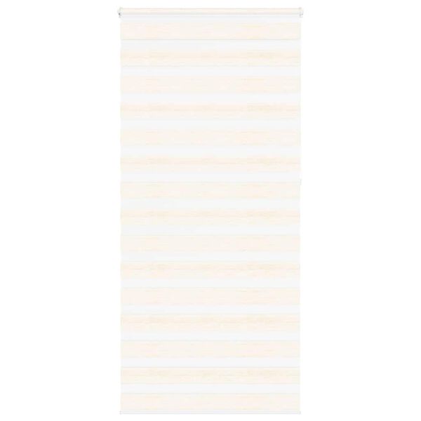 vidaXL Zebrarollo Marmorbeige 105x230cm Stoffbreite 100,9 cm Polyester