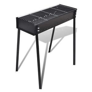 BBQ Grill S&auml;ulengrill Standgrill Kohlegrill Barbeque Quadratisch