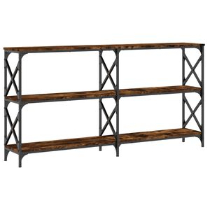 vidaXL Konsolentisch R&auml;uchereiche 156x28x80,5 cm Holzwerkstoff
