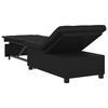vidaXL Pull-Out Schlafsofa 67cm Schwarz Mikrofaser