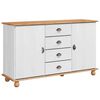 vidaXL Sideboard ASKIM 133,5 x 40 x 79 cm Massivholz Kiefer