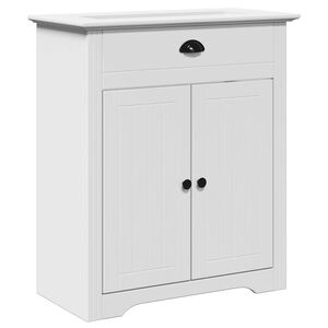 vidaXL Waschbeckenunterschrank BODO Wei&szlig; 70x35x80 cm