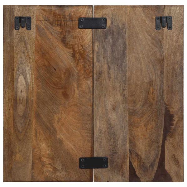 vidaXL Nachttisch Mehrfarbig 50x27x50 cm Altholz Massiv